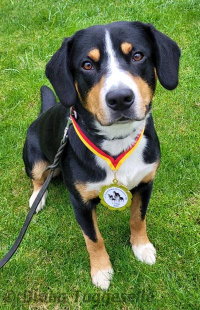 Brady with medal